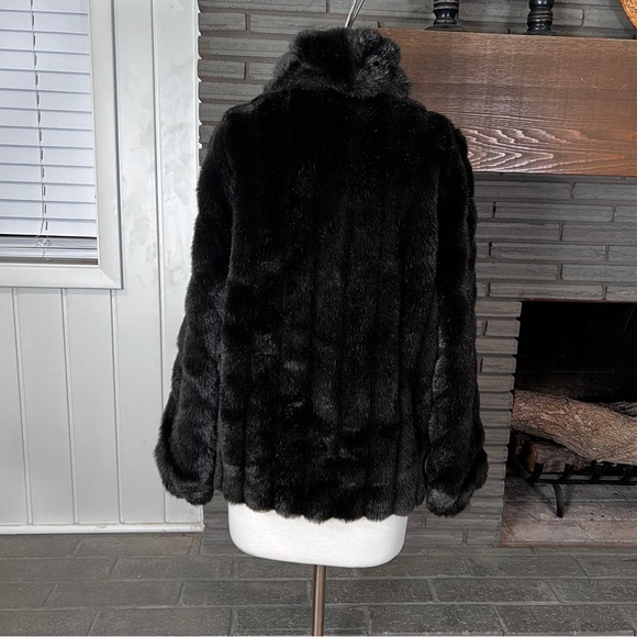 Monterey in the USA vintage faux mink coat size 14 - Picture 5 of 11